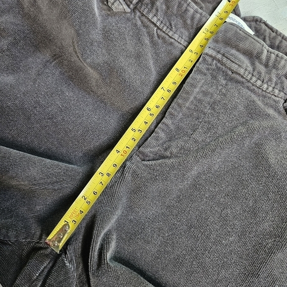 Dockers women's mid-rise dark gray boot cut corduroys size 14 short - Picture 5 of 10